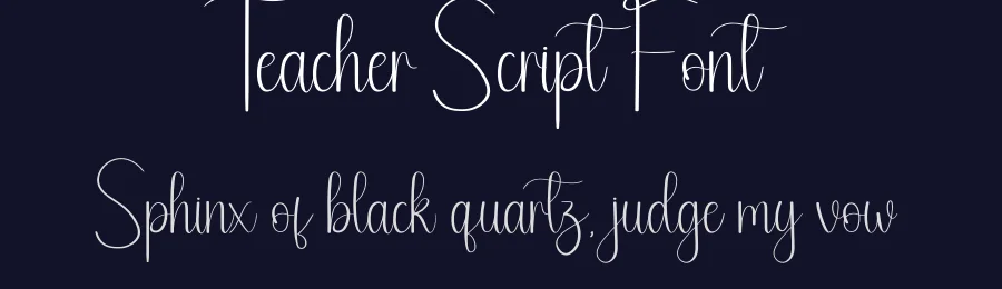 Teacher Script Font by andikastudio — Script Handwritten Font — thumbnail 2