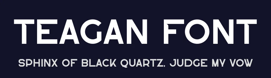 Teagan Font by vpcreativeshop — Display Font — thumbnail 2
