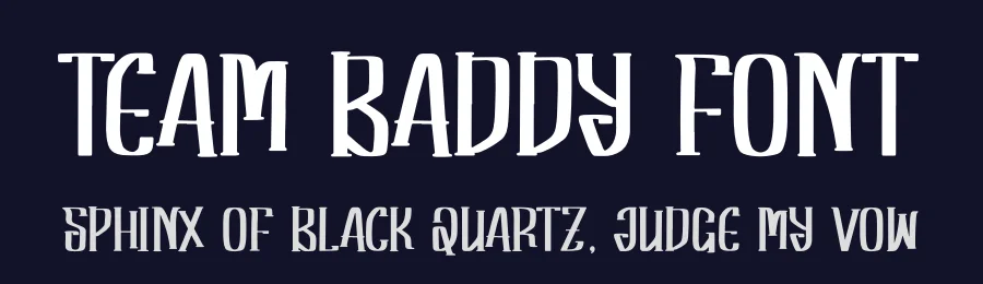 Team Baddy Font by Gracetypestudio — Script Handwritten Font — thumbnail 2