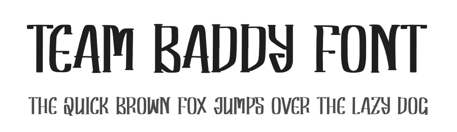Team Baddy Font by Gracetypestudio — Script Handwritten Font