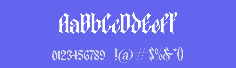 Tearfang Blackletter Font by timelesstype.co — Blackletter Font — thumbnail 3