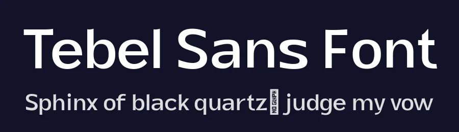Tebel Sans Font by Ardyanatypes — Sans Serif Font — thumbnail 2