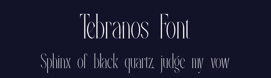 Tebranos Font by Denustudios — Serif Font — thumbnail 2