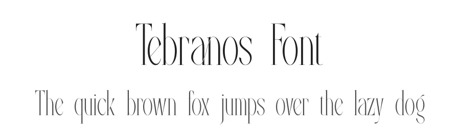 Tebranos Font by Denustudios — Serif Font