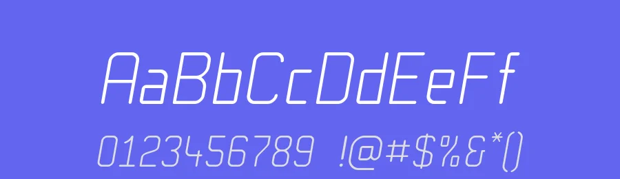 Technical Rounded Sans Serif Font by VP Type — Sans Serif Font — thumbnail 3