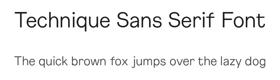 Technique Sans Serif Font by artur avtuhov — Sans Serif Font