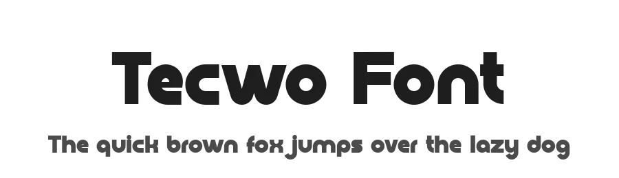 Tecwo Font by Salamahtype — Display Font