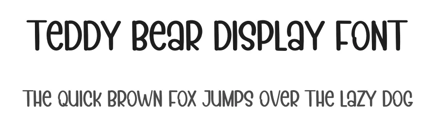 Teddy Bear Display Font by inermediaSTUDIO — Display Font