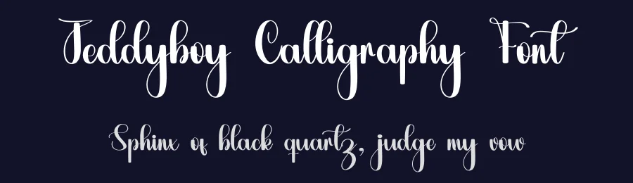 Teddyboy Calligraphy Font by inermediaSTUDIO — Script Handwritten Font — thumbnail 2