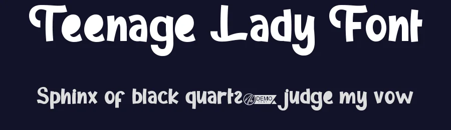 Teenage Lady Font by nihstudio — Display Font — thumbnail 2
