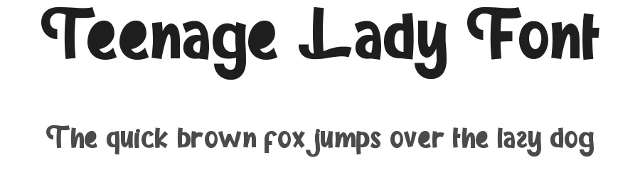 Teenage Lady Font by nihstudio — Display Font