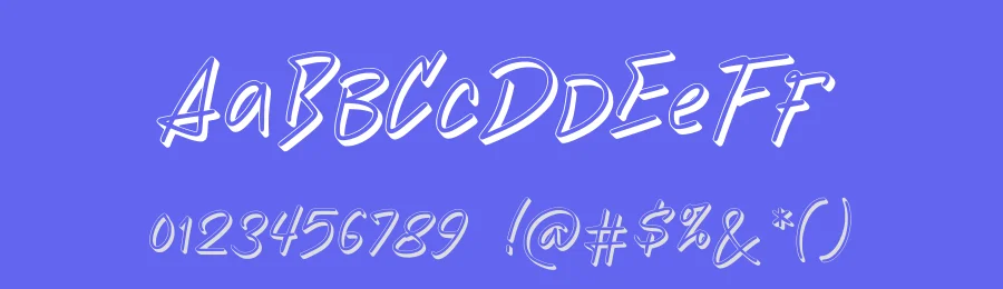 Tefrisne Display Font by Dhabee — Script Handwritten Font — thumbnail 3