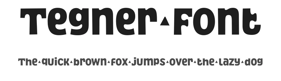 Tegner Font by Linda Hintz β Sans Serif Font