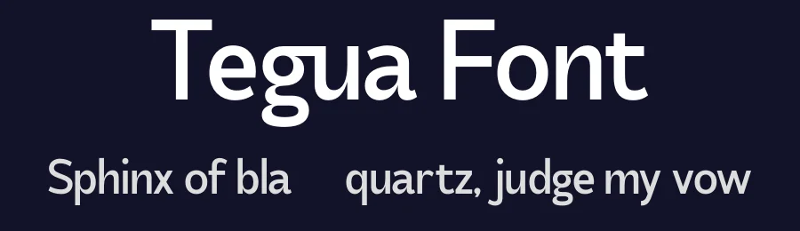 Tegua Font by Second Son Radiance — Sans Serif Font — thumbnail 2