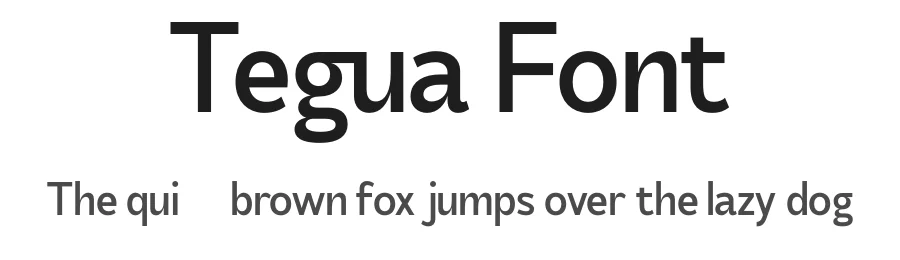 Tegua Font by Second Son Radiance — Sans Serif Font