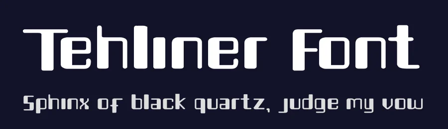 Tehliner Font by hayoyuka8 — Display Font — thumbnail 2