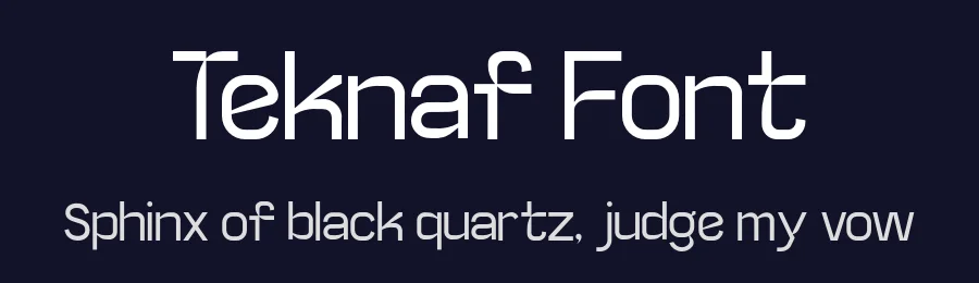 Teknaf Font by NazmulsDesign — Sans Serif Font — thumbnail 2