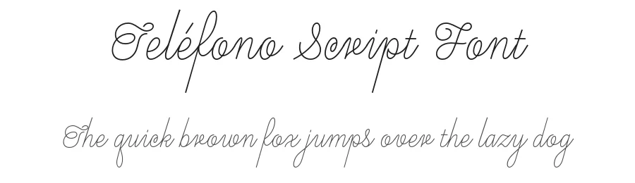 TelΓ©fono Script Font by Tortilla.studio β Script Handwritten Font
