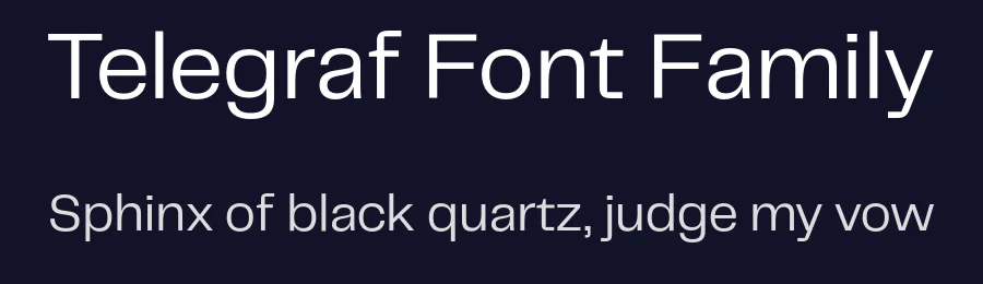 Telegraf Font Family by Pangram Pangram — Sans Serif Font — thumbnail 2