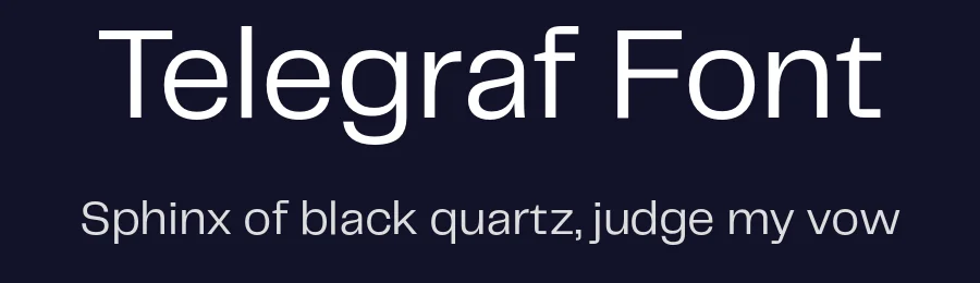 Telegraf Font by Nick Losacco — Sans Serif Font — thumbnail 2