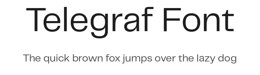 Telegraf Font by Nick Losacco — Sans Serif Font