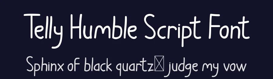 Telly Humble Script Font by edricstudio — Script Handwritten Font — thumbnail 2