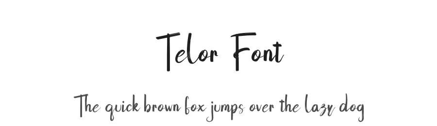 Telor Font by khalwastudio — Script Handwritten Font