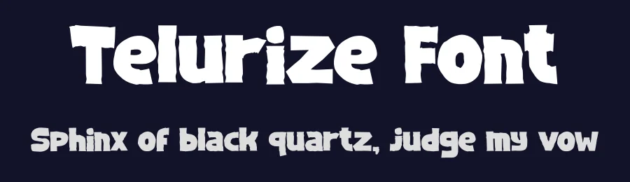 Telurize Font by Skytroopas — Display Font — thumbnail 2