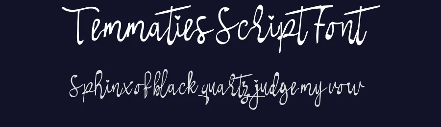 Temmaties Script Font by inermediaSTUDIO — Script Handwritten Font — thumbnail 2