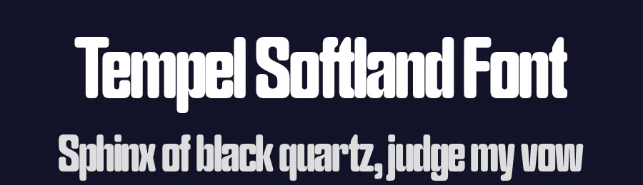 Tempel Softland Font by Production Type — Sans Serif Font — thumbnail 2