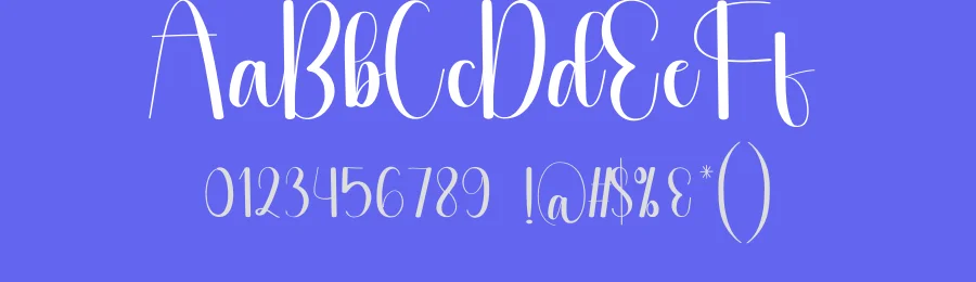 Template Script Font by creativeletter — Script Handwritten Font — thumbnail 3