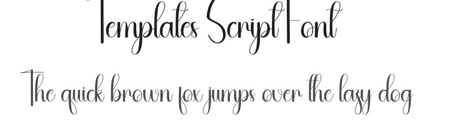Templates Script Font by andikastudio — Script Handwritten Font