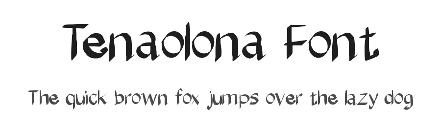 Tenaolona Font by ryutype — Display Font
