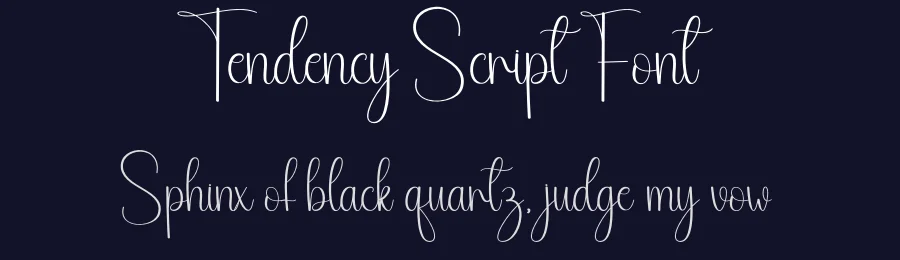 Tendency Script Font by andikastudio — Script Handwritten Font — thumbnail 2