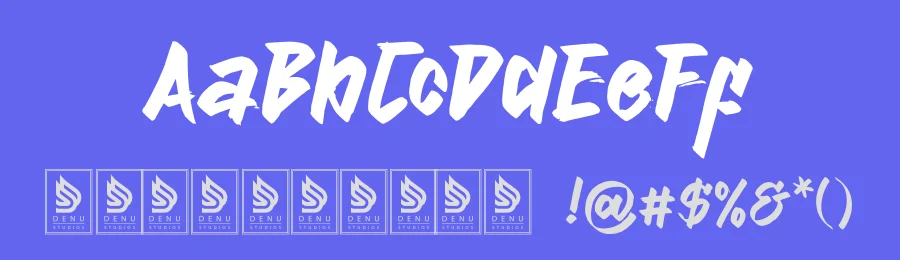 Tenshoku | Japanese Solid Brush Font by Denustudios — Script Handwritten Font — thumbnail 3
