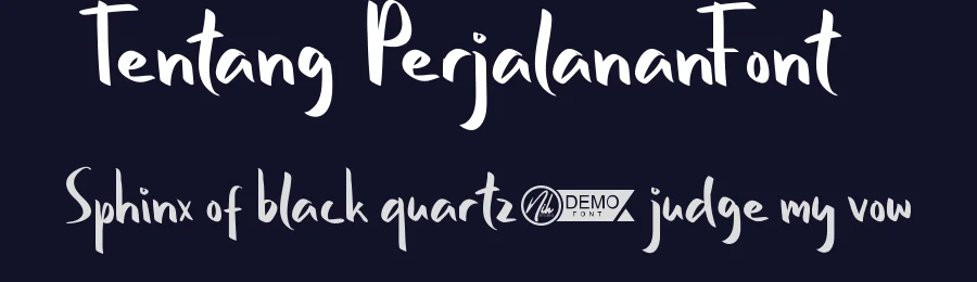 Tentang Perjalanan Font by nihstudio — Display Font — thumbnail 2