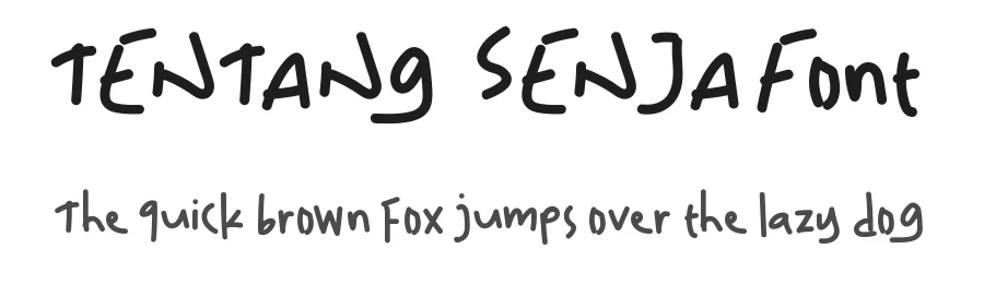 Tentang Senja Font by nihstudio — Display Font