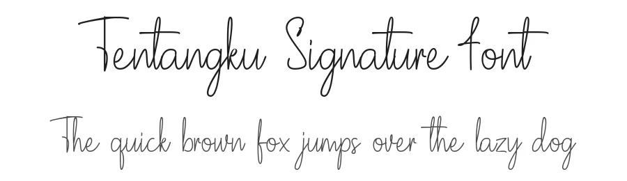 Tentangku Signature Font by Icreatype — Decorative Font