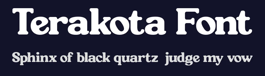 Terakota Font by Pikgura — Display Font — thumbnail 2