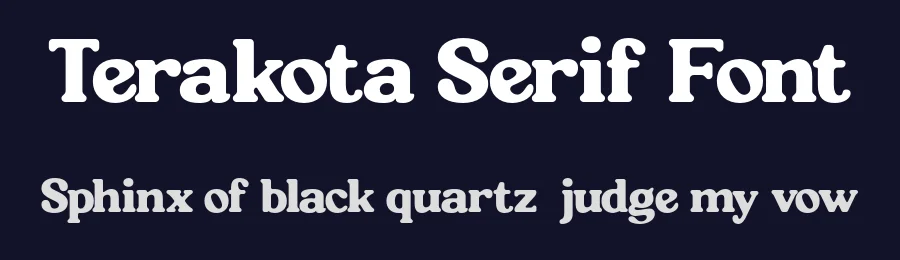 Terakota Serif Font by Pikgura Type — Display Font — thumbnail 2