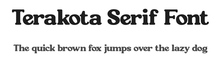 Terakota Serif Font by Pikgura Type — Display Font