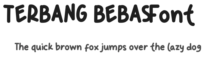 Terbang Bebas Font by nihstudio — Display Font