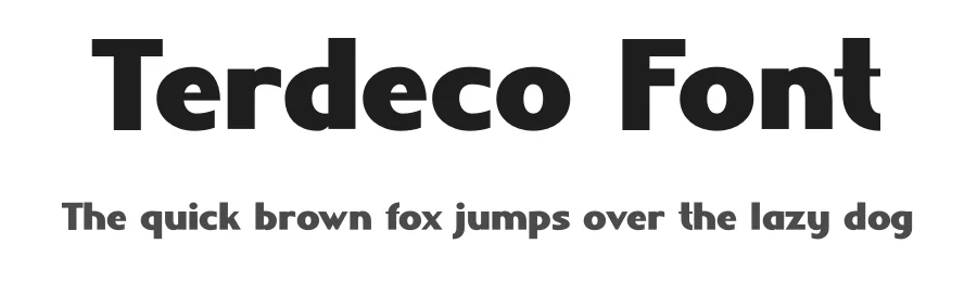 Terdeco Font by Pinisiart — Display Font