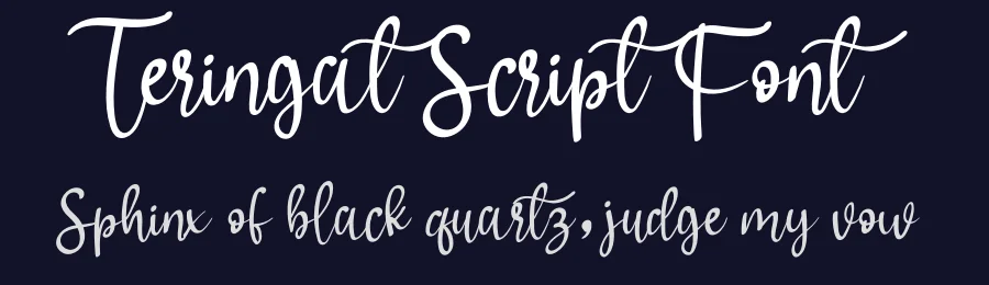 Teringat Script Font by andikastudio — Script Handwritten Font — thumbnail 2