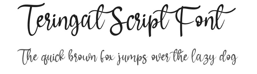 Teringat Script Font by andikastudio — Script Handwritten Font