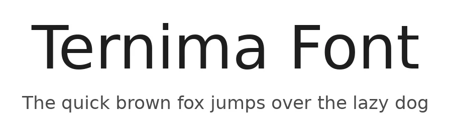 Ternima Font by Lee Kedah — Sans Serif Font
