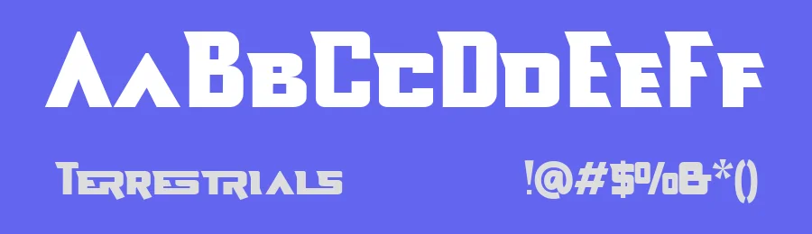 Terrestrials Font by Pollux of Geminorum — Display Font — thumbnail 3