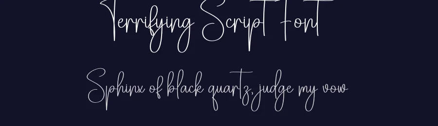 Terrifying Script Font by creativeletter — Script Handwritten Font — thumbnail 2