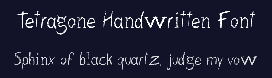 Tetragone Handwritten Font by Creatifontstudios — Script Handwritten Font — thumbnail 2