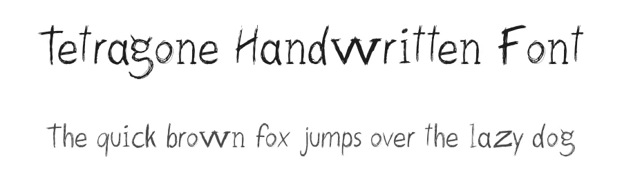 Tetragone Handwritten Font by Creatifontstudios โ Script Handwritten Font